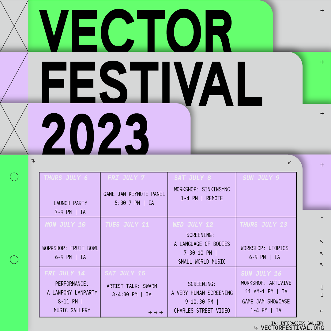 Vector Festival 2023 Calendar